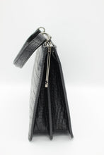 Load image into Gallery viewer, Amina Crocodile Embossed Leather Bag side view