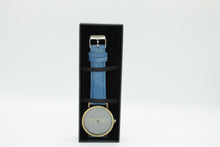 Load image into Gallery viewer, Blue Denim logo grey watch