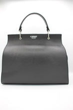 Load image into Gallery viewer, Chichi large leather &amp; suede work bag (back view)